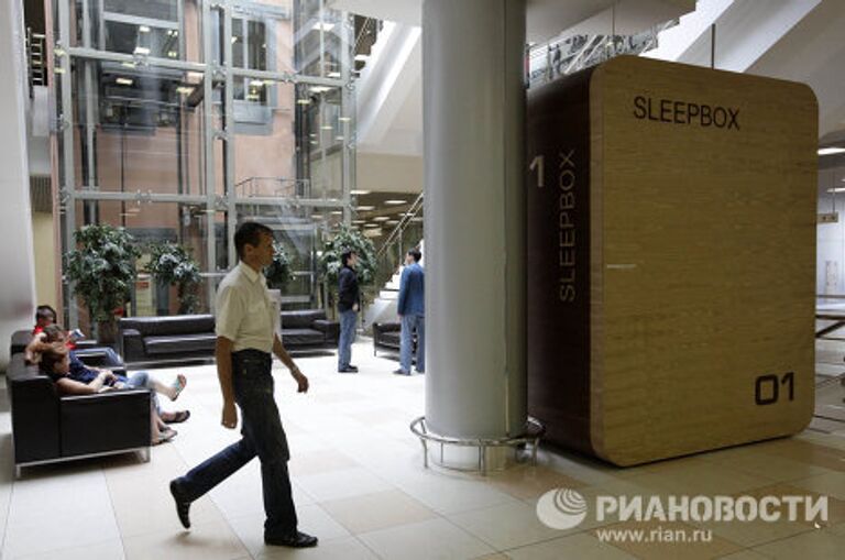 Капсулы отдыха Sleepbox установлены в столичном аэропорту Шереметьево