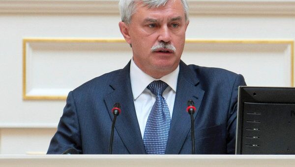 Законодательное собрание Петербурга утвердило кандидатуру Георгия Полтавченко на пост губернатора