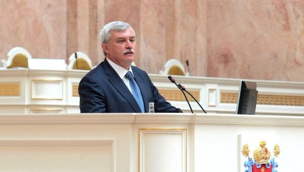 Законодательное собрание Петербурга утвердило кандидатуру Георгия Полтавченко на пост губернатора