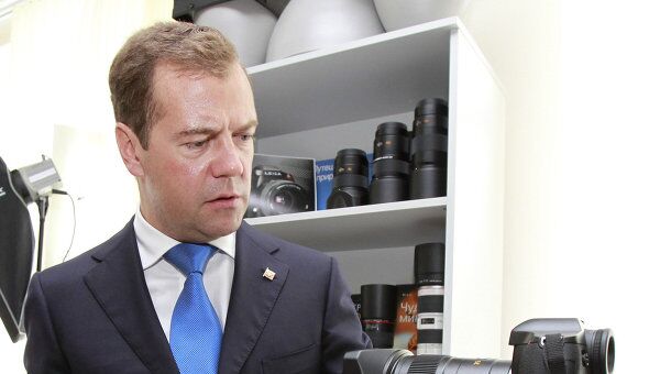 Президент РФ Д.Медведев посетил в день открытия Ставропольское президентское кадетское училище
