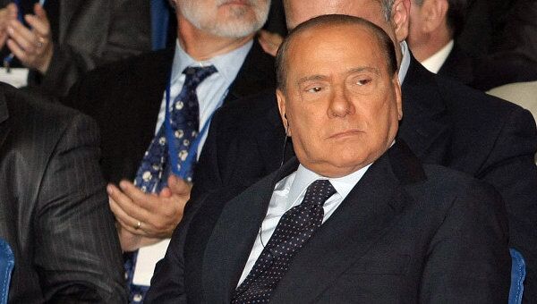 Премьер-министр Италии Сильвио Берлускони на заседании мирового политического форума в Ярославле