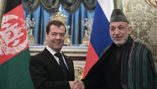 Встреча Дмитрия Медведева и Хамида Карзая