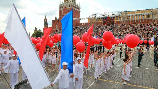 Церемония открытия Дня города в Москве