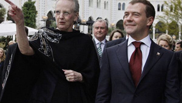 Президент России проведет переговоры с королевой Дании