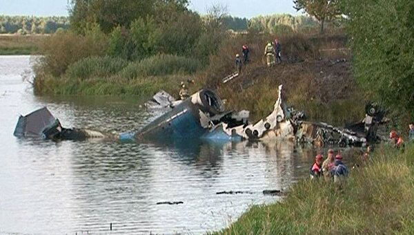 Крушение ЯК-42 под Ярославлем: видеохроника катастрофы