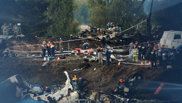 Обнаружены тела всех 43 погибших в авиакатастрофе под Ярославлем