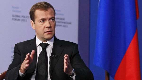 Президент РФ Д.Медведев дал интервью телевизионному каналу Евроньюс