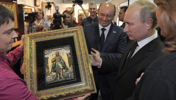Премьер-министр РФ В.Путин посетил Российскую выставку вооружения. Нижний Тагил – 2011