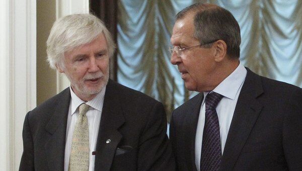 Встреча Сергея Лаврова с министром иностранных дел Финляндии Эркки Туомиойя в Москве 