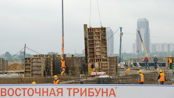 Строительство футбольного стадиона Спартак