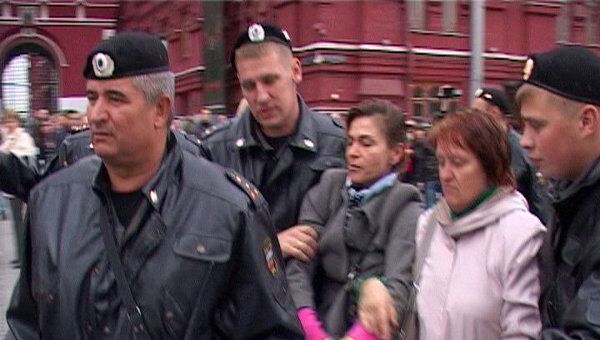 Полиция пресекла несанкционированную акцию обманутых дольщиков в Москве