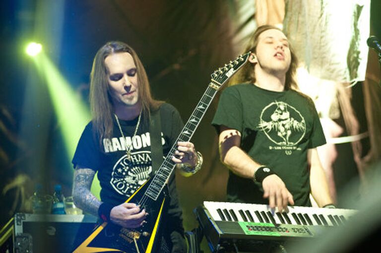 Экстремальная финская группа Children of Bodom выступила в Москве