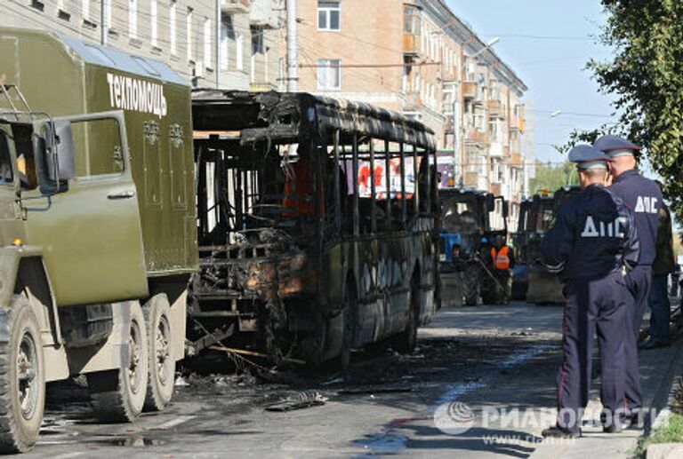 ДТП на площади Калинина в Новосибирске