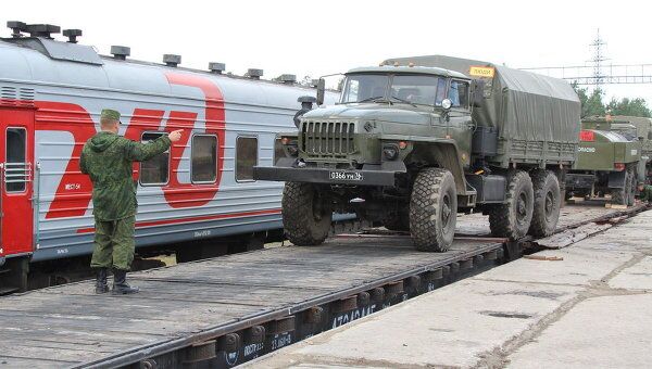 Отправка российских военных в Казахстан для участия в учениях