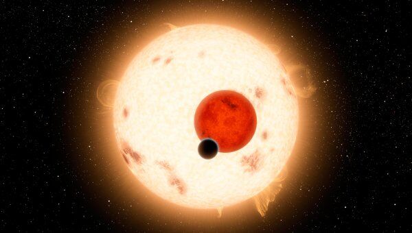 Планетная система с двумя солнцами Kepler-16