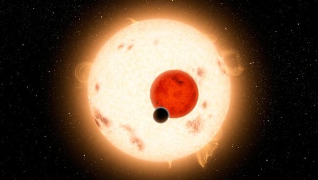 Планетная система с двумя солнцами Kepler-16. Архивное фото