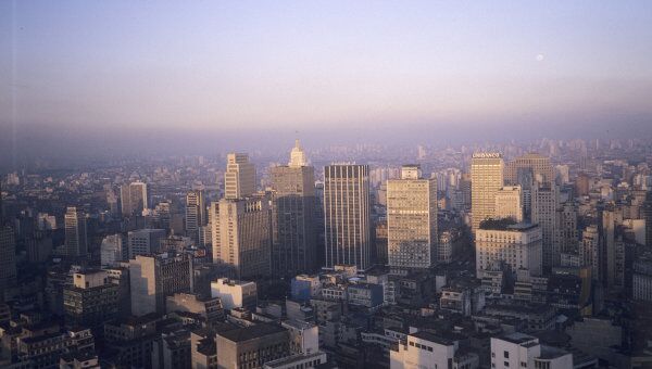 Панорама города Сан-Паулу. Архив