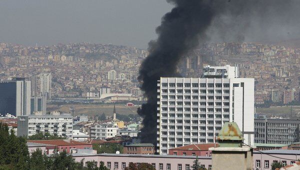 Взрыв прогремел в в районе Кызылай в Анкаре 
