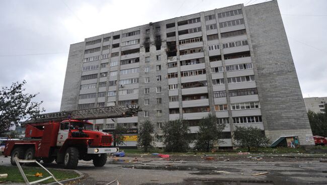 Взрыв газа в многоэтажном жилом доме в Екатеринбурге