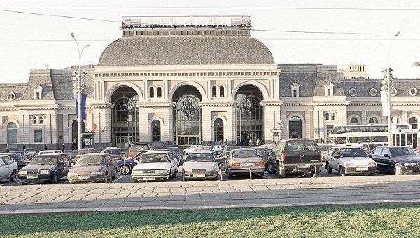 Павелецкий вокзал в Москве. Архив