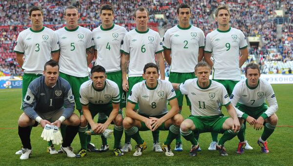 Футболисты сборной Ирландии