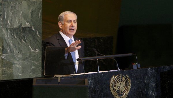 Биньямин Нетаньяху выступает на 66-й сессии Генассамблеи ООН