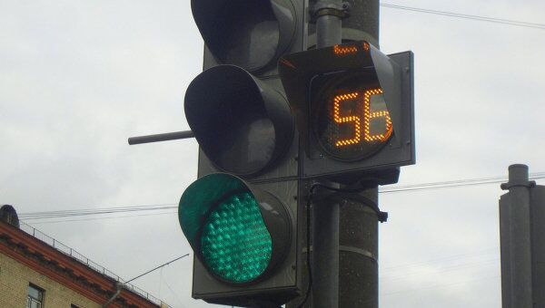 Умные светофоры в Москве 
