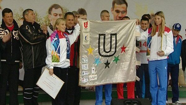 Флаг Универсиады-2013 представили в Химках послы соревнований