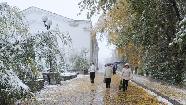 Первый снег. Архив