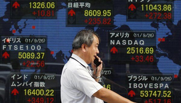 Значения индекса Токийской фондовой биржи Nikkei 27 сентября 2011 г