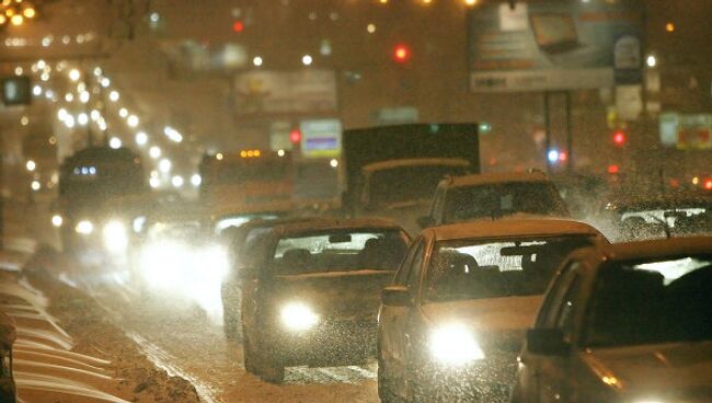 Снегопад в Москве