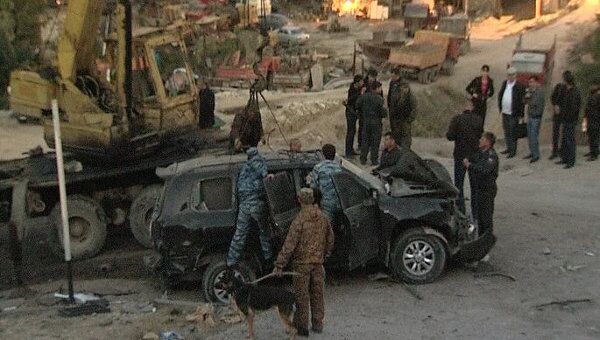 Взрыв в дагестанском селении Хаджалмахи
