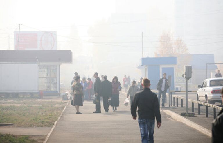 Смог в Братске