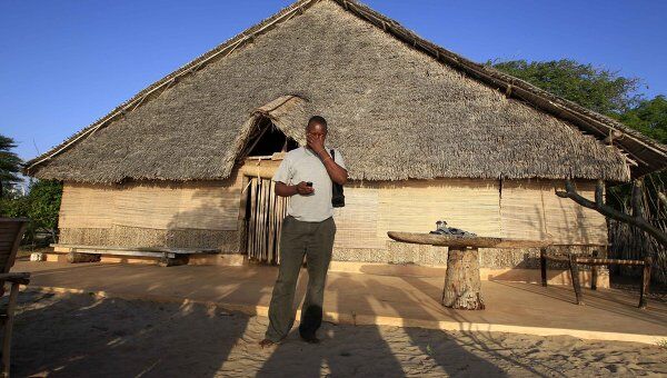 Дом на острове Манда в Кении, откуда была похищена 75-летняя француженка