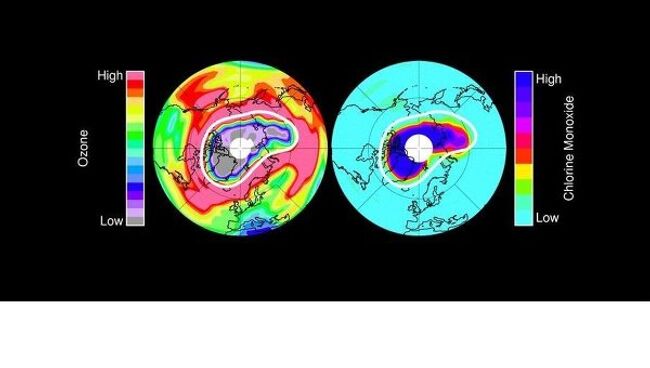Озоновая дыра в Арктике зимой-весной 2010-11 года