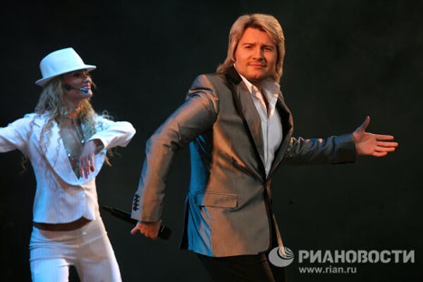 Николай Басков на концерте в Новосибирске