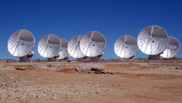 Антенны радиотелескопа ALMA