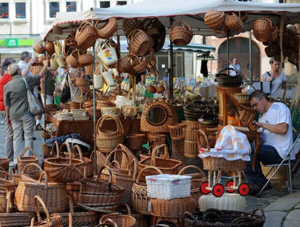 Свежие булочки и детские коляски из лозы, или Дни Рынка в Лейпциге