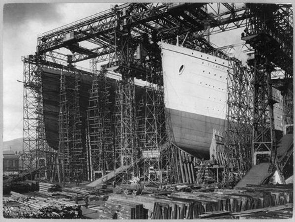 Строительство Титаника  и Олимпика