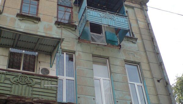 Обрушение балкона в Ростове