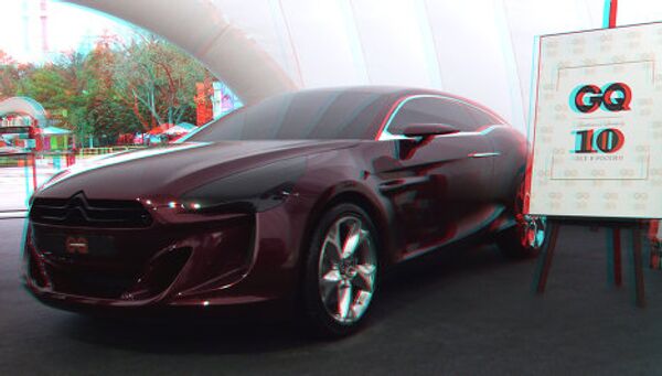 Автомобиль Сitroen GQ Concept на выставке Citroen Creative Tour на ВВЦ