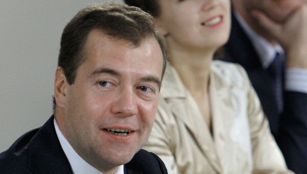 Встреча Д.Медведева с лауреатами конкурса Учитель года России -2011