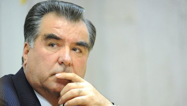 Президент Таджикистрана Эмомали Рахмон. Архив