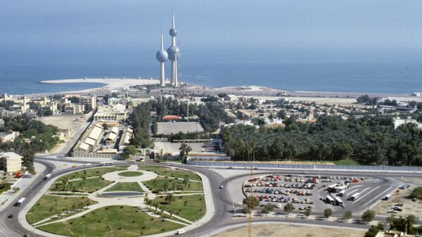 Вид на город Эль-Кувейт сверху. Архивное фото