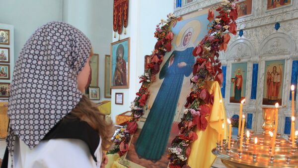 Частичку мощей святой Матроны Московской привезли в Арсеньев. Архив