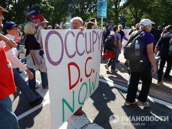 Акции протеста в Вашингтоне
