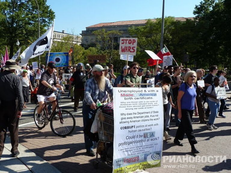 Акции протеста в Вашингтоне