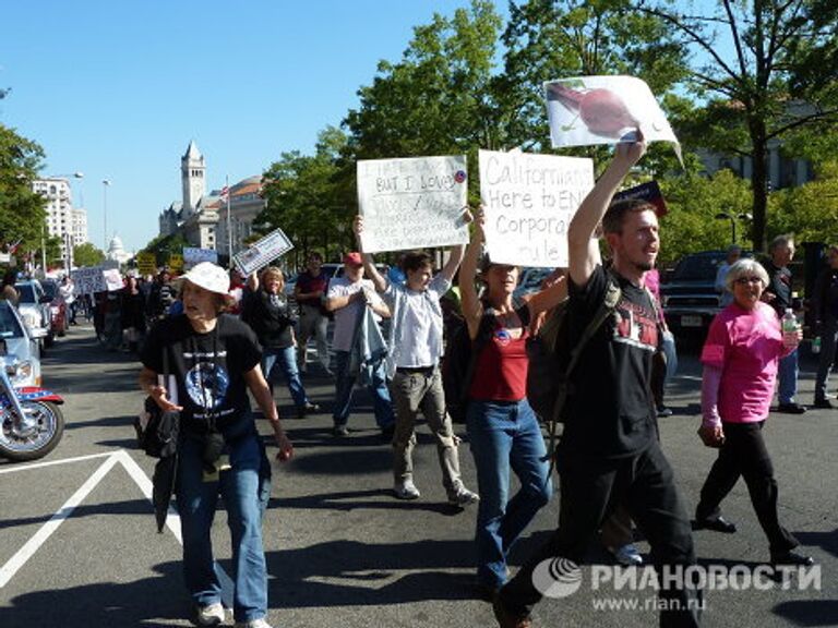 Акции протеста в Вашингтоне