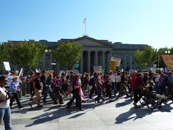 Акции протеста в Вашингтоне