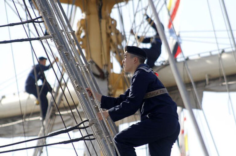 Российский фрегат «Паллада» завершает экспедицию по Тихому океану